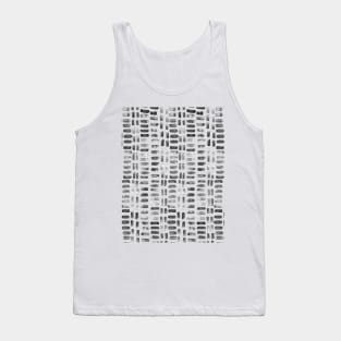 Abstract rectangles - black and white Tank Top